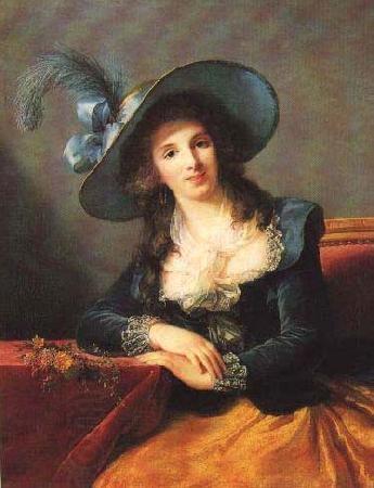 elisabeth vigee-lebrun Portrait of Antoinette-Elisabeth-Marie d'Aguesseau, comtesse de Segur